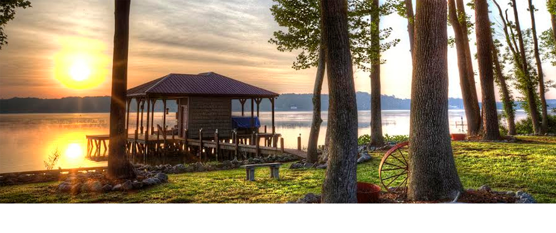 LakeTilleryWaterViewHomesForSaleBannerBkgrdImg Pier View